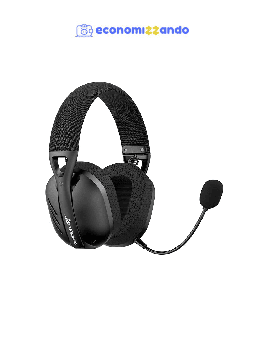 Havit Fone de Ouvido Headset Gamer Fuxi-H3 Black Com Fio e Sem Fio, Wireless 2,4GHz, Bluetooth, Cabo USB-C