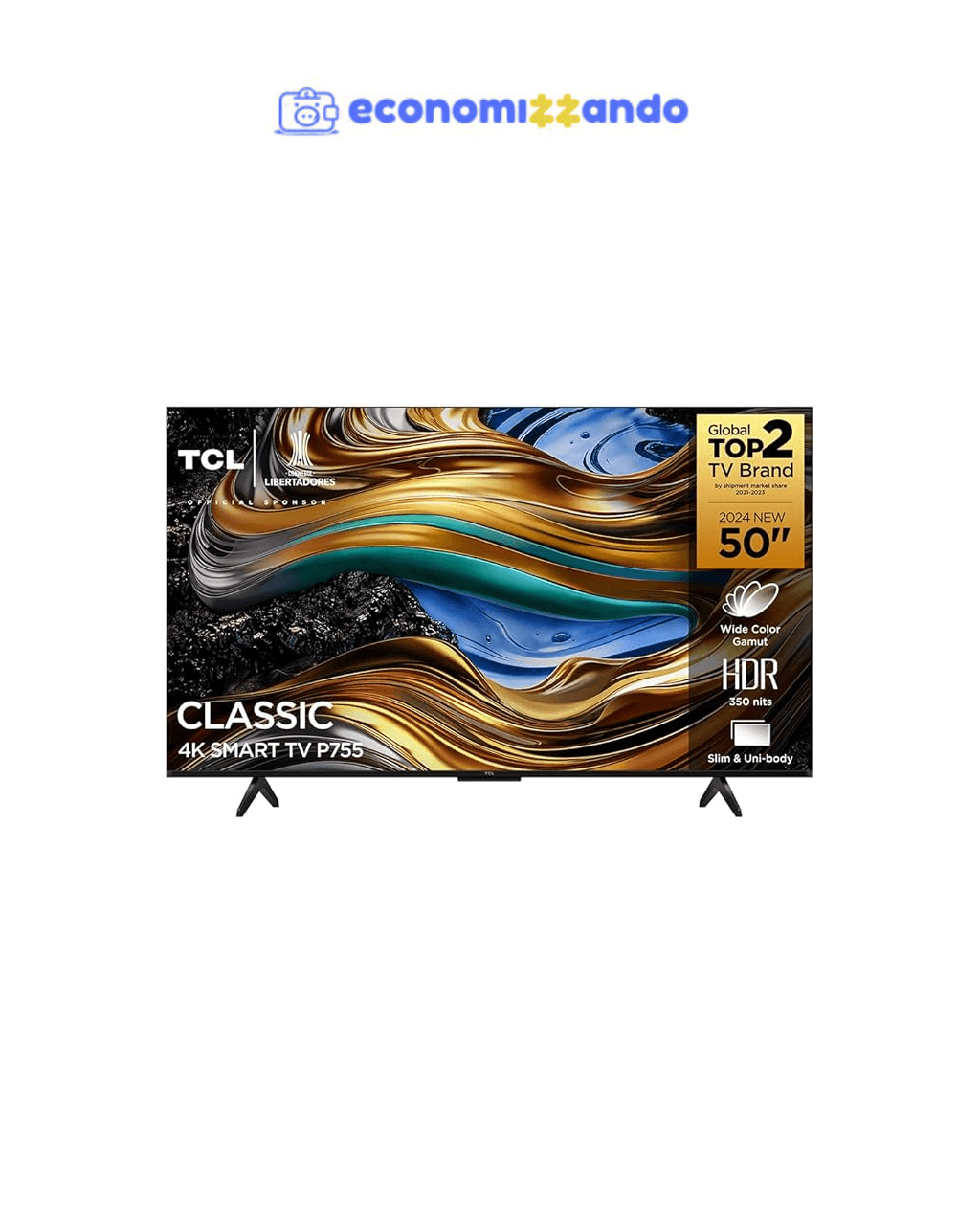 TCL LED SMART TV 50” P755 4K UHD GOOGLE TV
