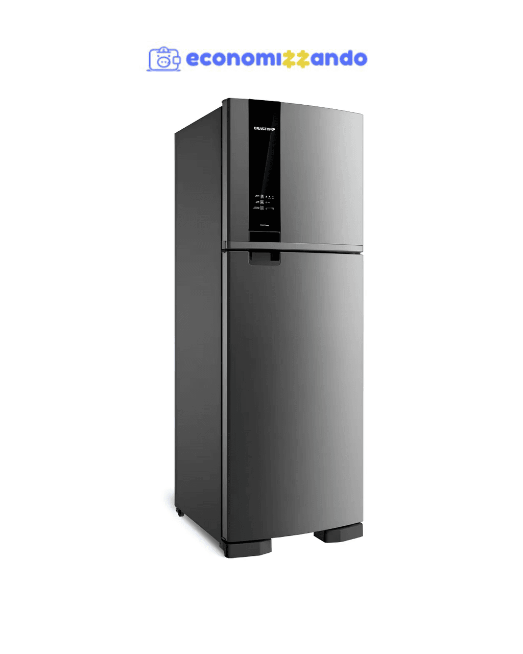 Geladeira Frost Free Duplex 375 L Brm45jk Inox Brastemp