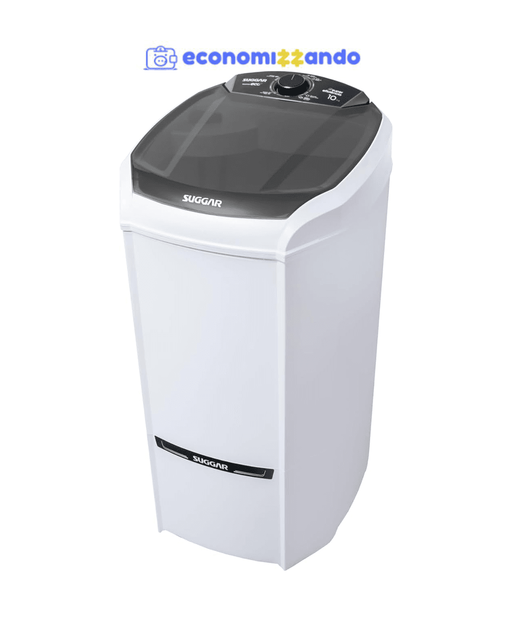 SUGGAR LAVADORA DE ROUPAS LAVAMAX ECO 10KG 110V BRANCA LE1021BR