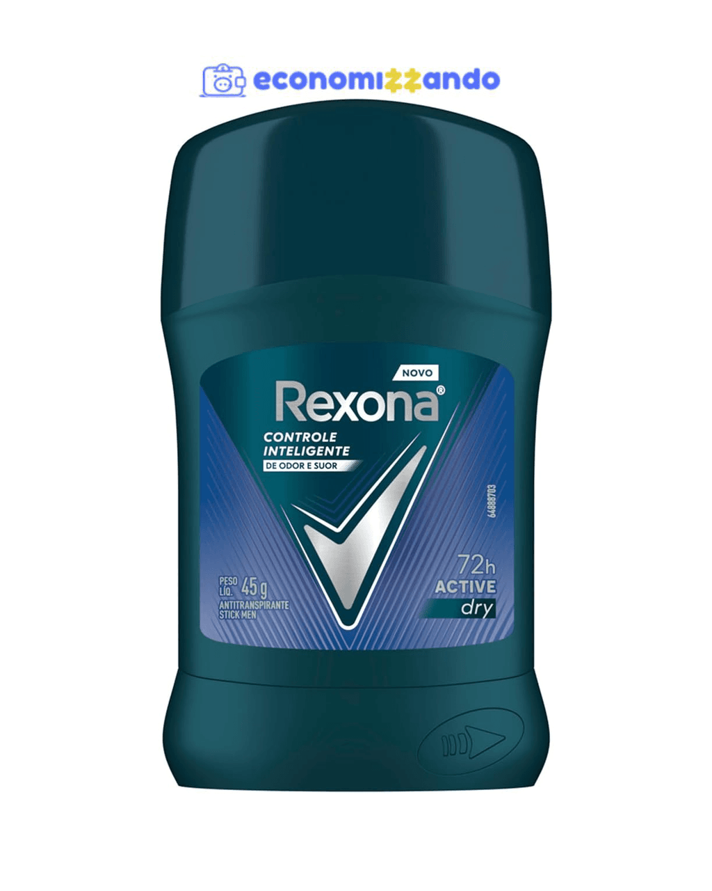 Rexona Antitranspirante Stick Active Dry Men 45g