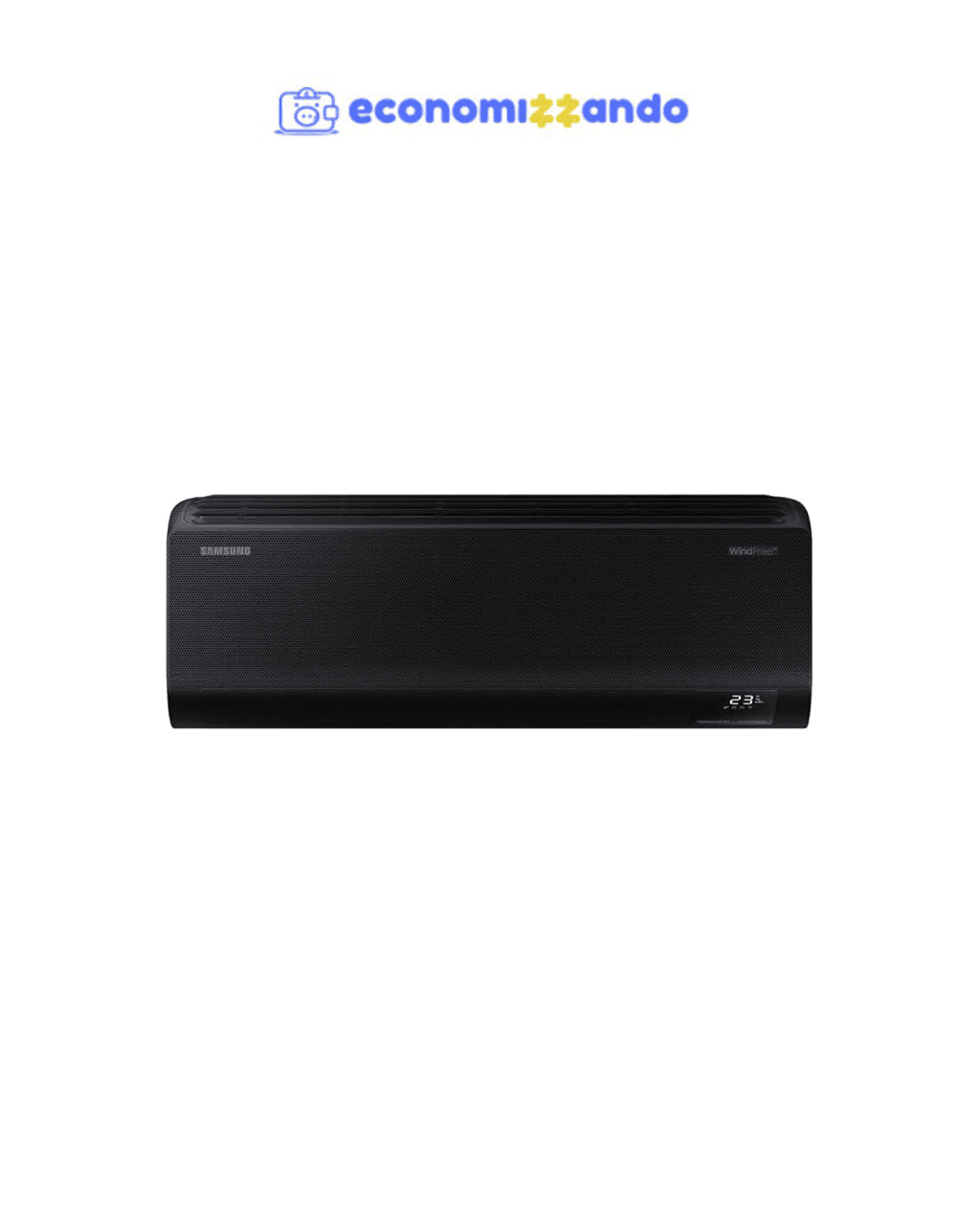 Ar-condicionado Split Inverter Samsung WindFree Black Edition Sem Vento 12.000 BTUs Quente e Frio AR12CSECABTNAZ 220V