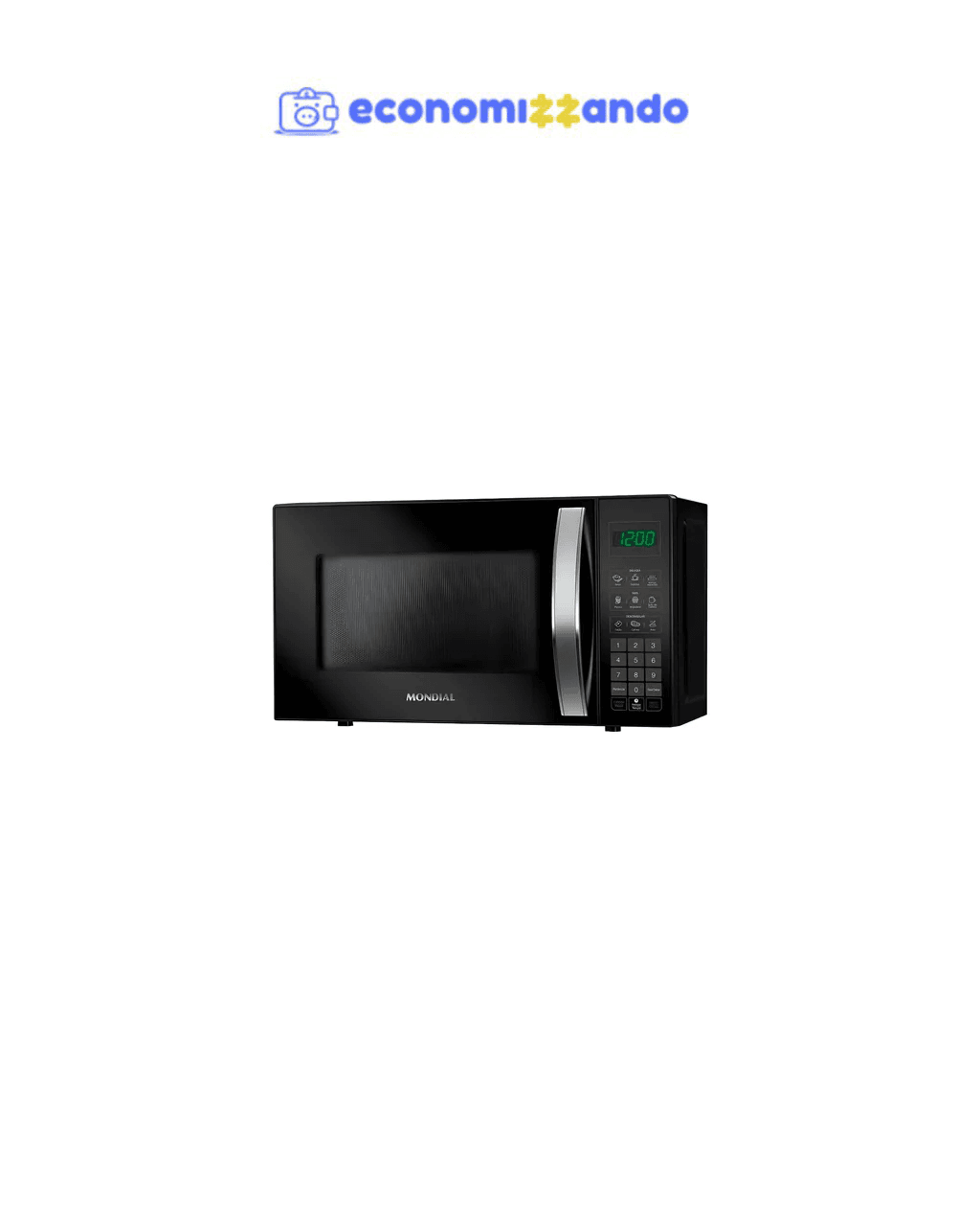 Micro-Ondas Mondial 1200W MO-01-21-B - 127V