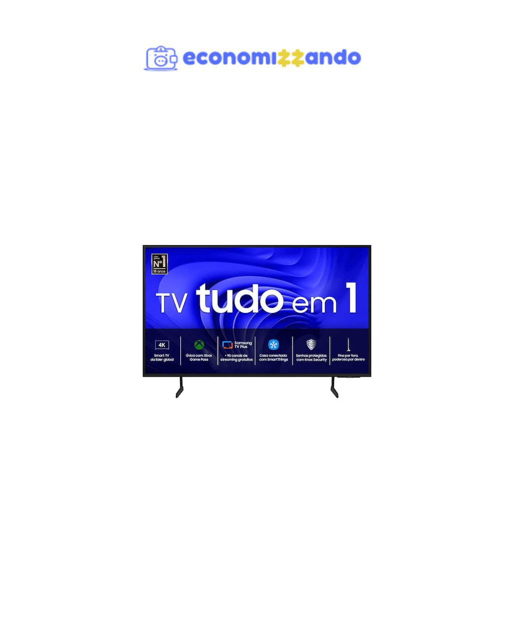 Samsung Smart TV 70" UHD 4K 70DU7700 2024