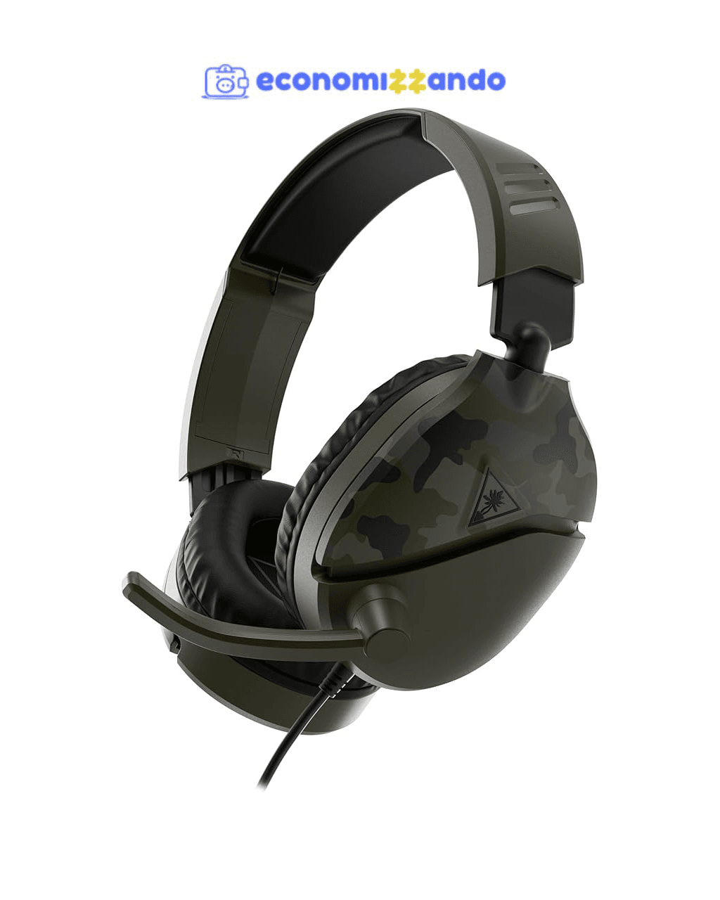 Turtle Beach Recon 70 Fone De Ouvido Com Fio, Verde Camuflado - Playstation 4