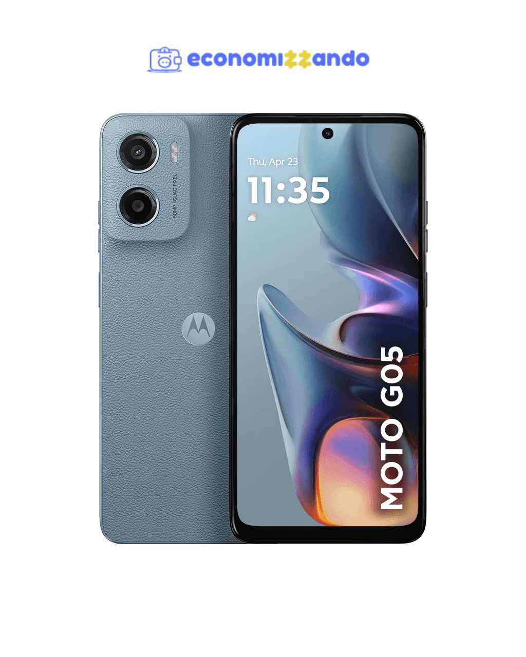 Smartphone Motorola Moto g05 - 128GB 12GB (4GB RAM   8GB Ram Boost) e Camera 50MP com AI Bateria de 5200 mAh Tela 6.7" com Superbrilho - Cinza