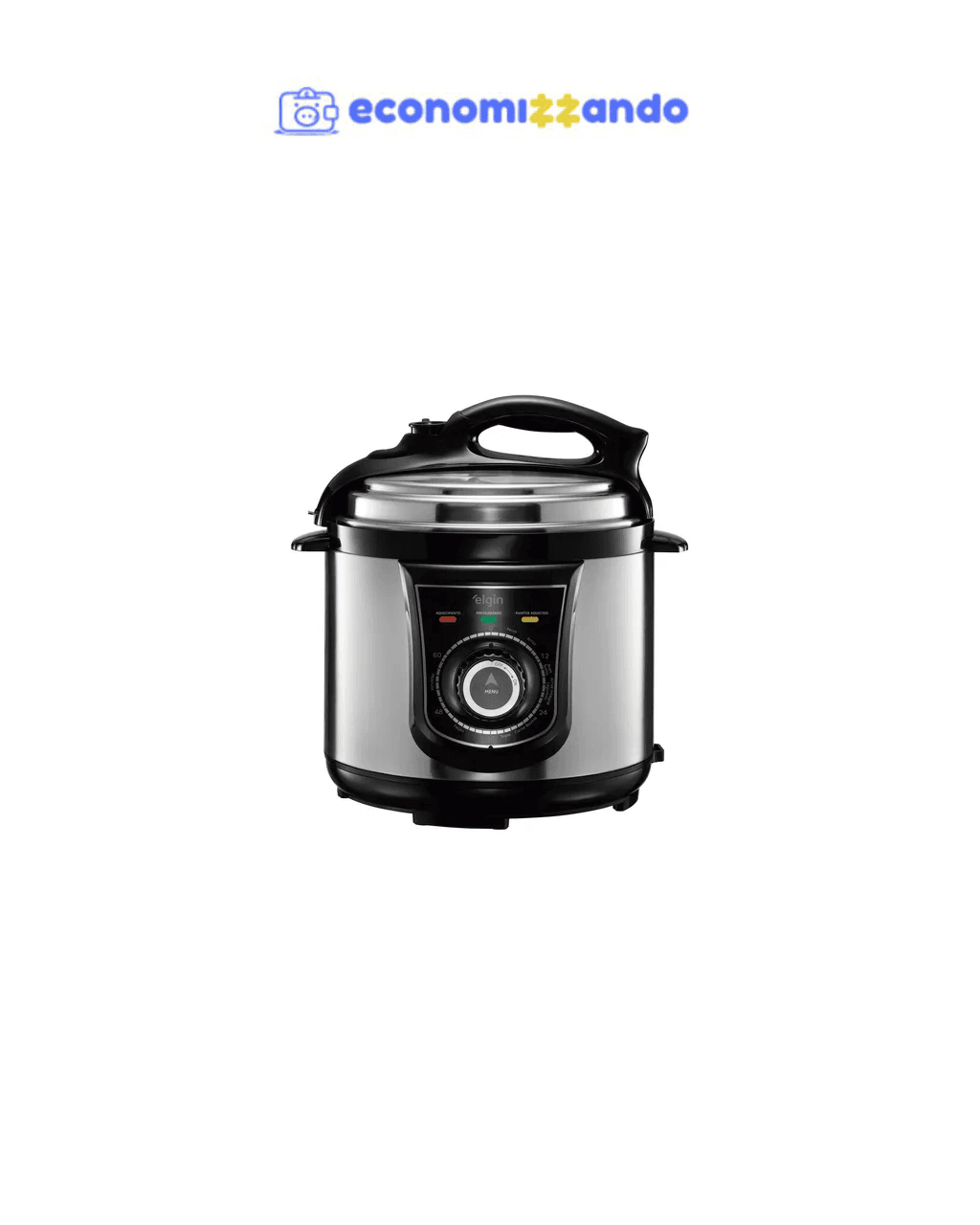 Panela Pressão Elétrica Elgin 42ppr 4 Litros 840w Aço Inox - 127V
