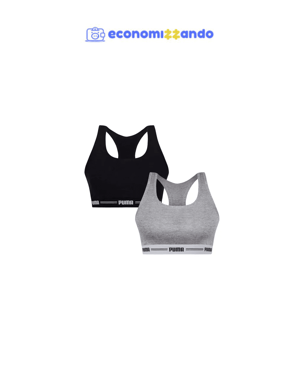 Kit 2 Top Academia Puma Treino Fitness Esportivo Algodão