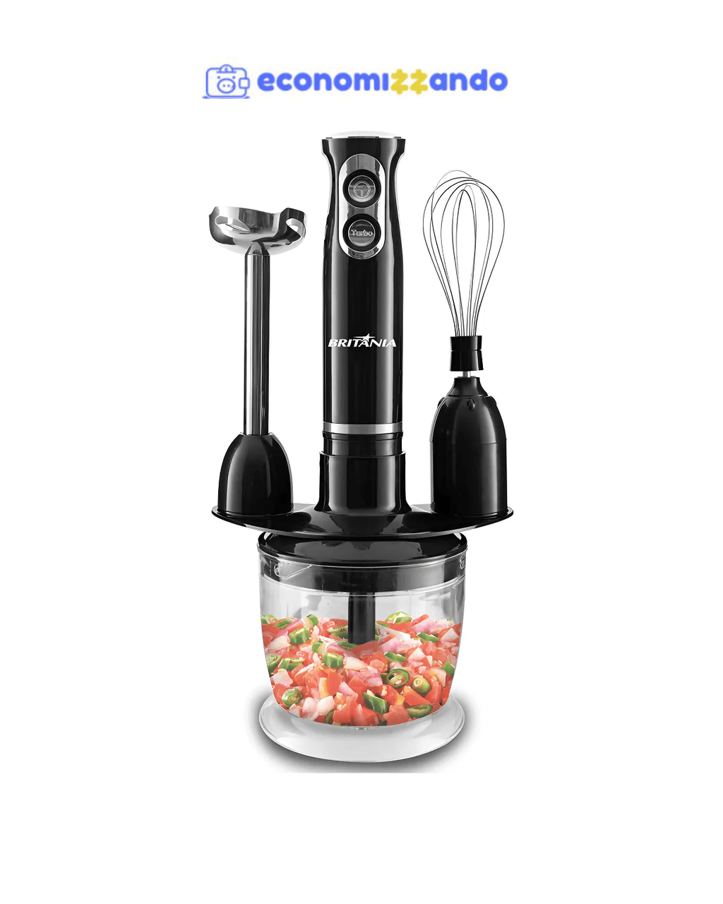 Mixer Britânia 3 Em 1 500w Preto Bmx400p