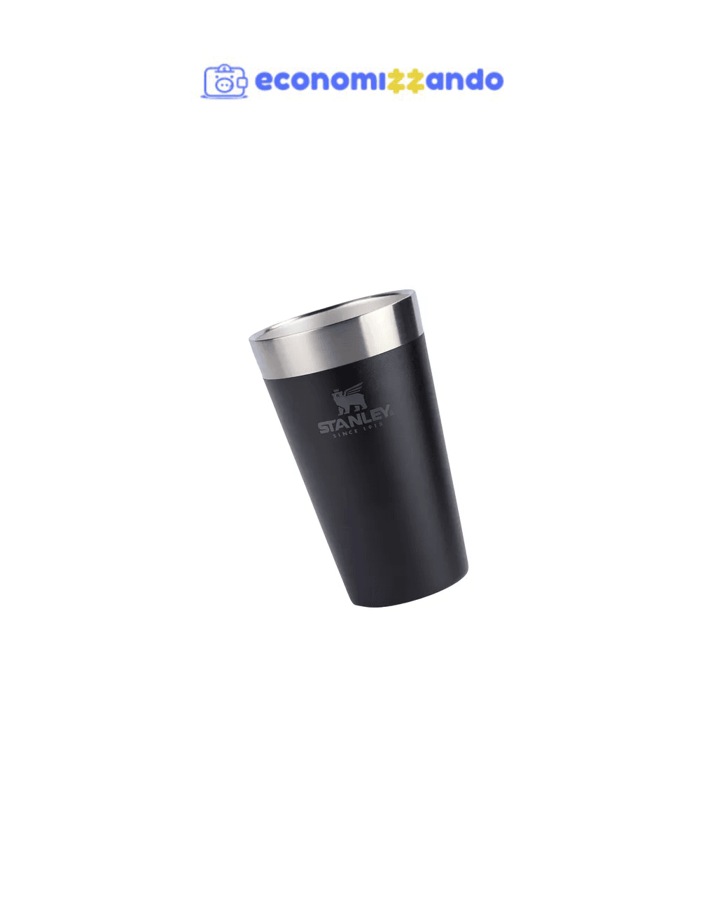 Copo Térmico de Cerveja Stanley Matte Black Preto | 473ML