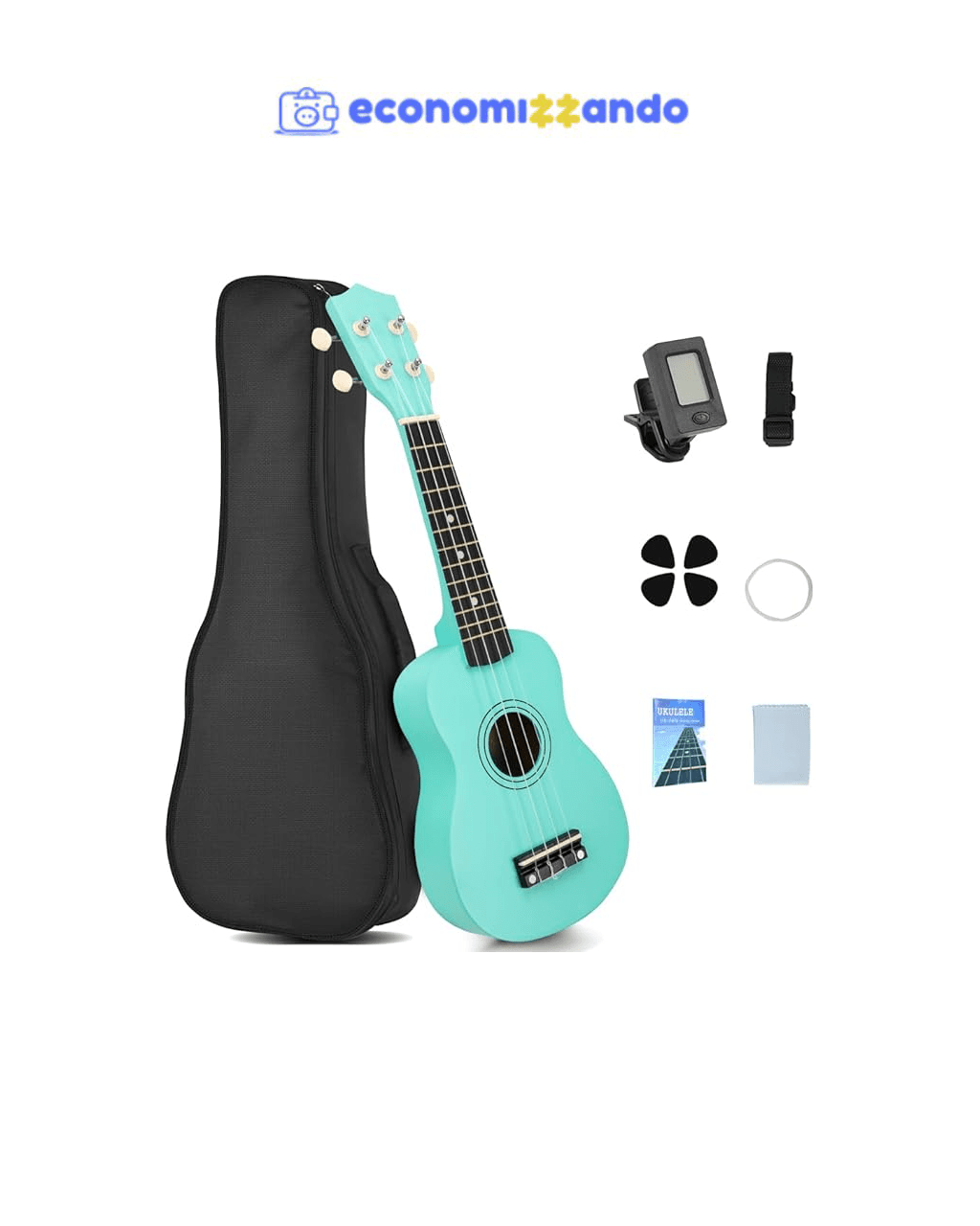 Ukulele, Violao Acustico, 4 String Guitar with Store Bag (21in) Ukulele, Ukulele Concert, Ukulele Tenor, Kit Ukulele 21 Polegadas, Ukulele Concert, Com Afinador Capa 4 Palhetas