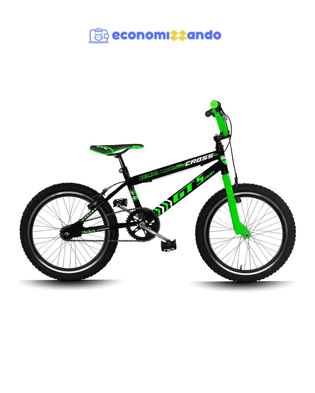Bicicleta Aro 20 BMX Gt Sprint Cross Infantil Freio V-Brake Aro Aero