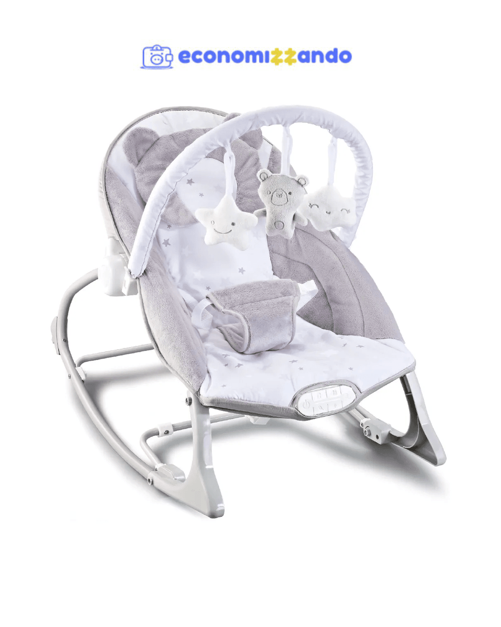 Cadeirinha Vibratória Musical Urso Polar Até 18kgs Maxi Baby