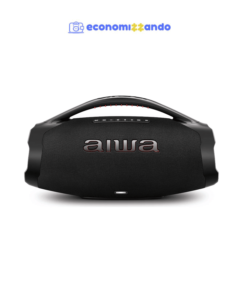 Caixa De Som Boombox Plus Aiwa Bbs-01-b 200w Bt 30h Ip66 Usb