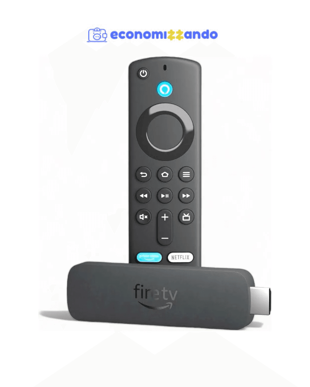 Amazon Fire Stick 4k Wi-fi 6 Com Alexa Por Voz Inteligente C