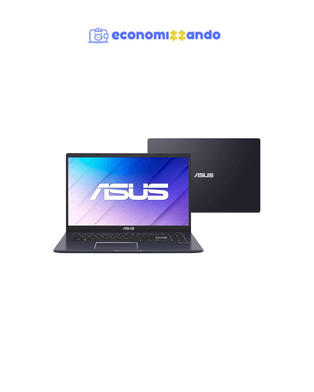 Notebook ASUS Vivobook GO 15, Intel Celeron Dual Core N4500, 4 GB, 128 GB SSD W11 Home, 15,60" LED, Star Black - E510KA-BR808WS