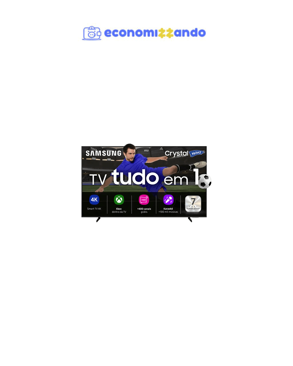 Smart Tv Samsung U8100f Crystal Uhd 4k 2025 43 Preto
