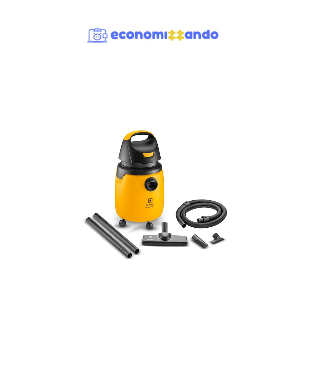 Aspirador de Pó e Água GT30N Electrolux 20L Profissional 1300W - 110V