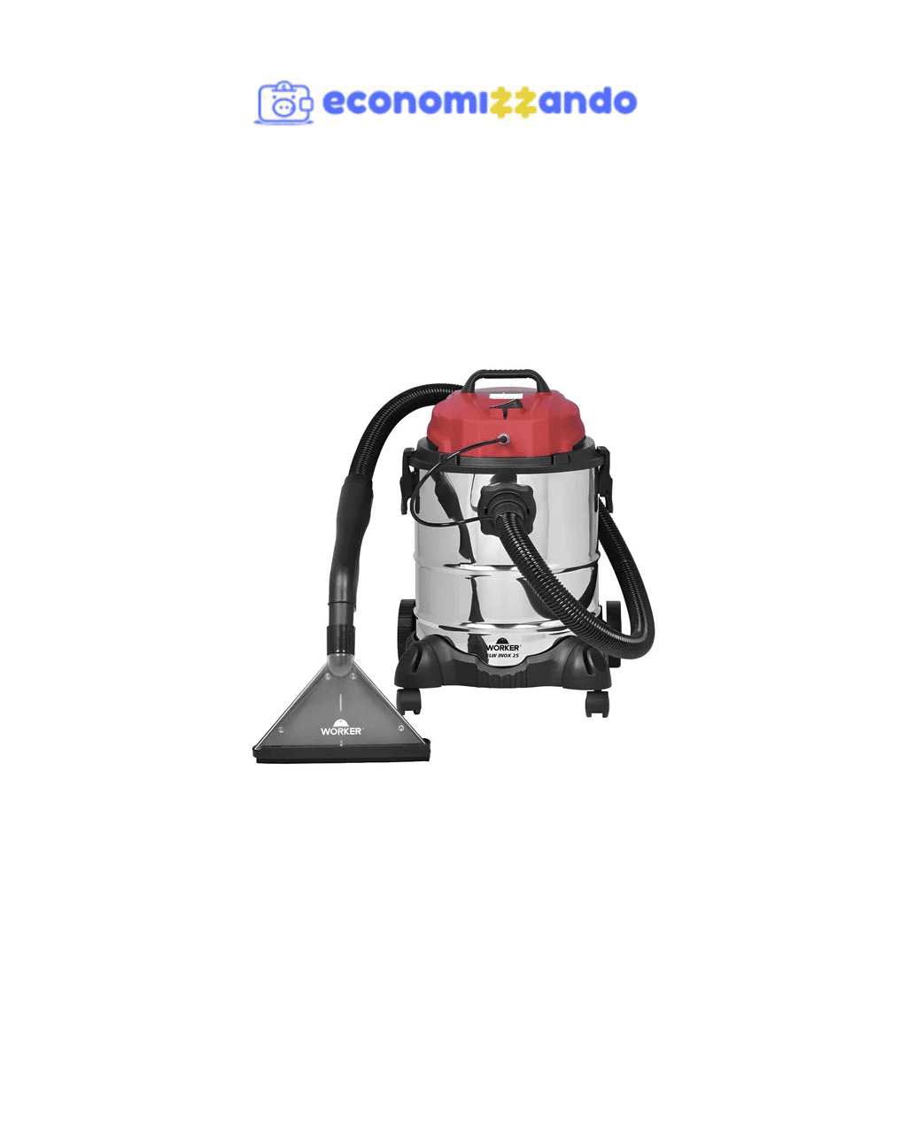 Worker Extratora lmpesa ELW Inox 25L vermelho e prateado 60 Hz - 220V