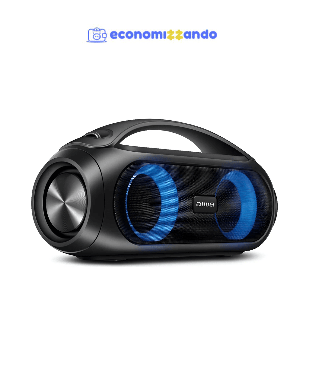 Caixa De Som Boombox Aws-bbs-02-a Bluetooth Aiwa Preto