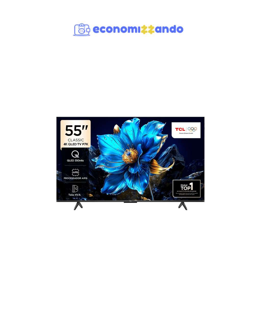 Tcl Qled Smart Tv 55 55p7k 4k Uhd Google Tv