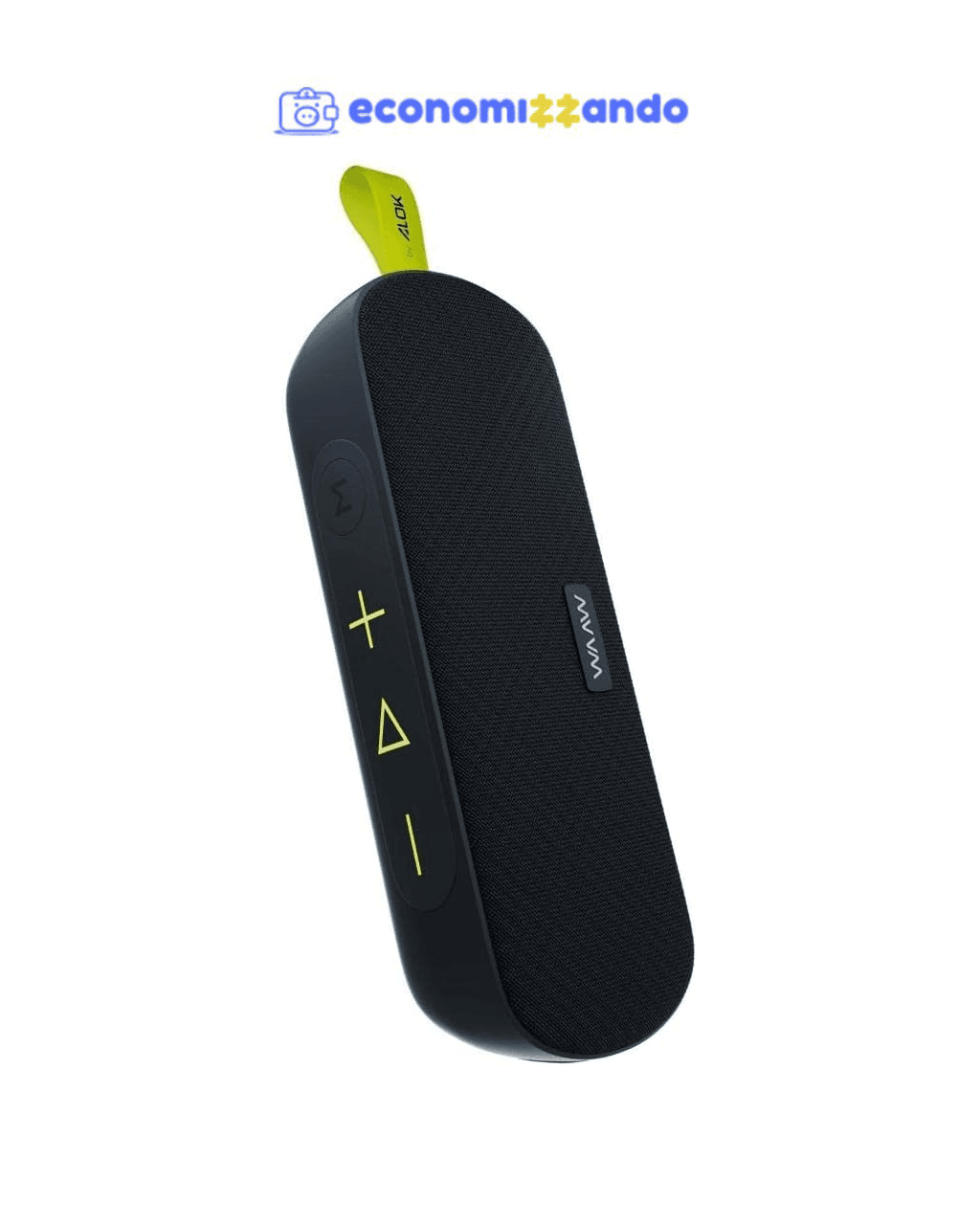 WAAW by ALOK Caixa de Som US 100SB Bluetooth, Resistente à Água e Entrada para Cartão de Memória Micro SD, TWS, 10W RMS