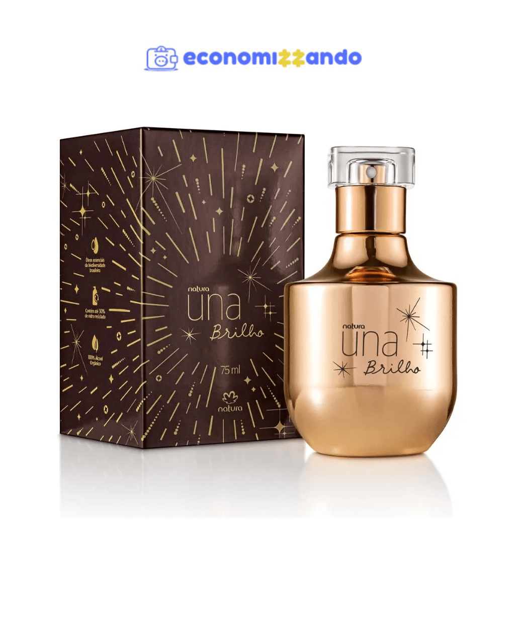 Deo Parfum Una Brilho 75 Ml