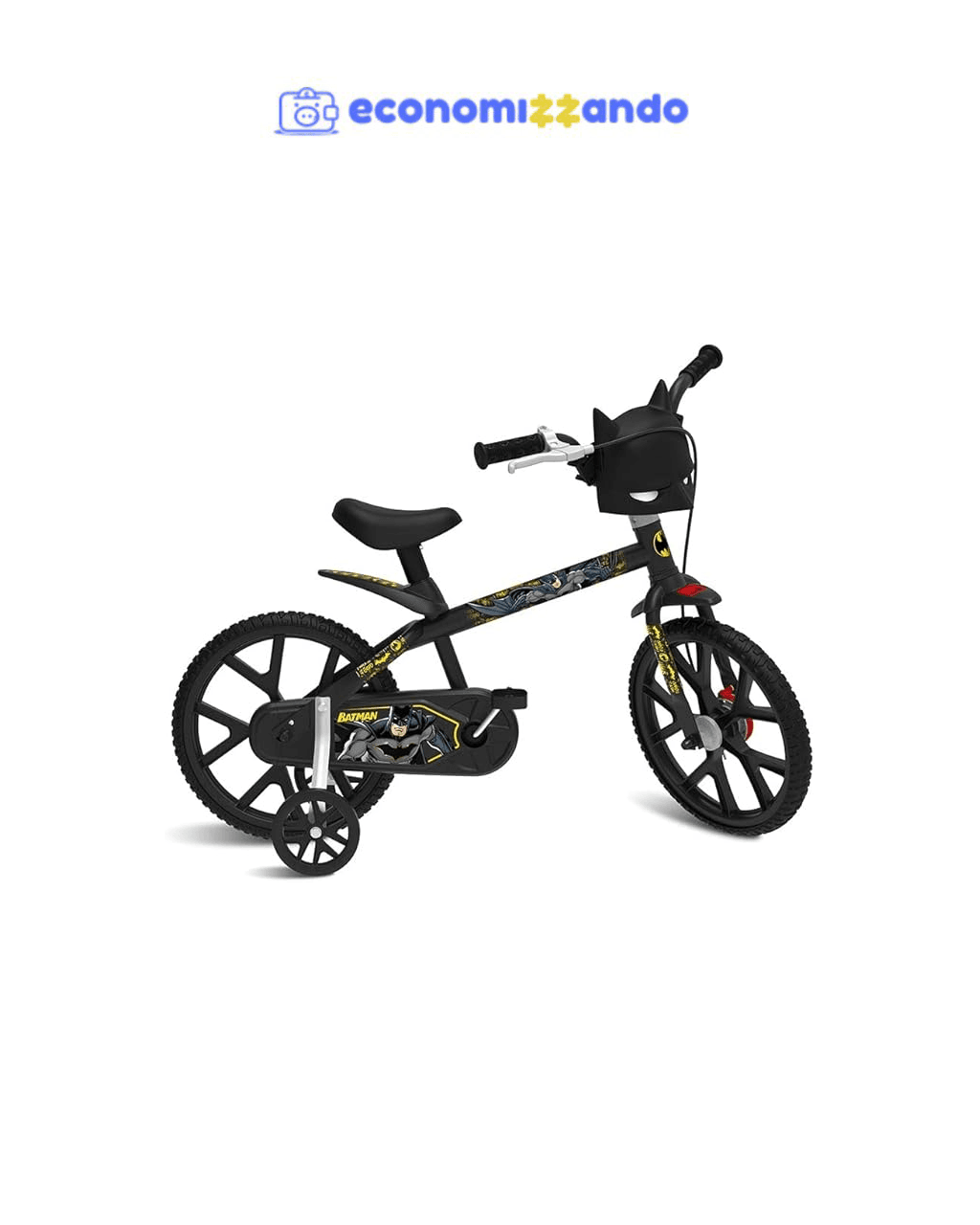 Brinquedos Bandeirante - Bicicleta Aro 14 Batman