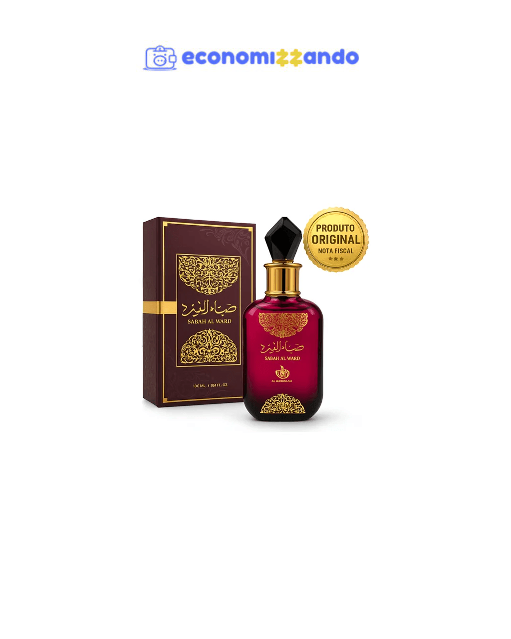Perfume Árabe Feminino Sabah Al Ward Al Wataniah 100ml Edp Original Importado