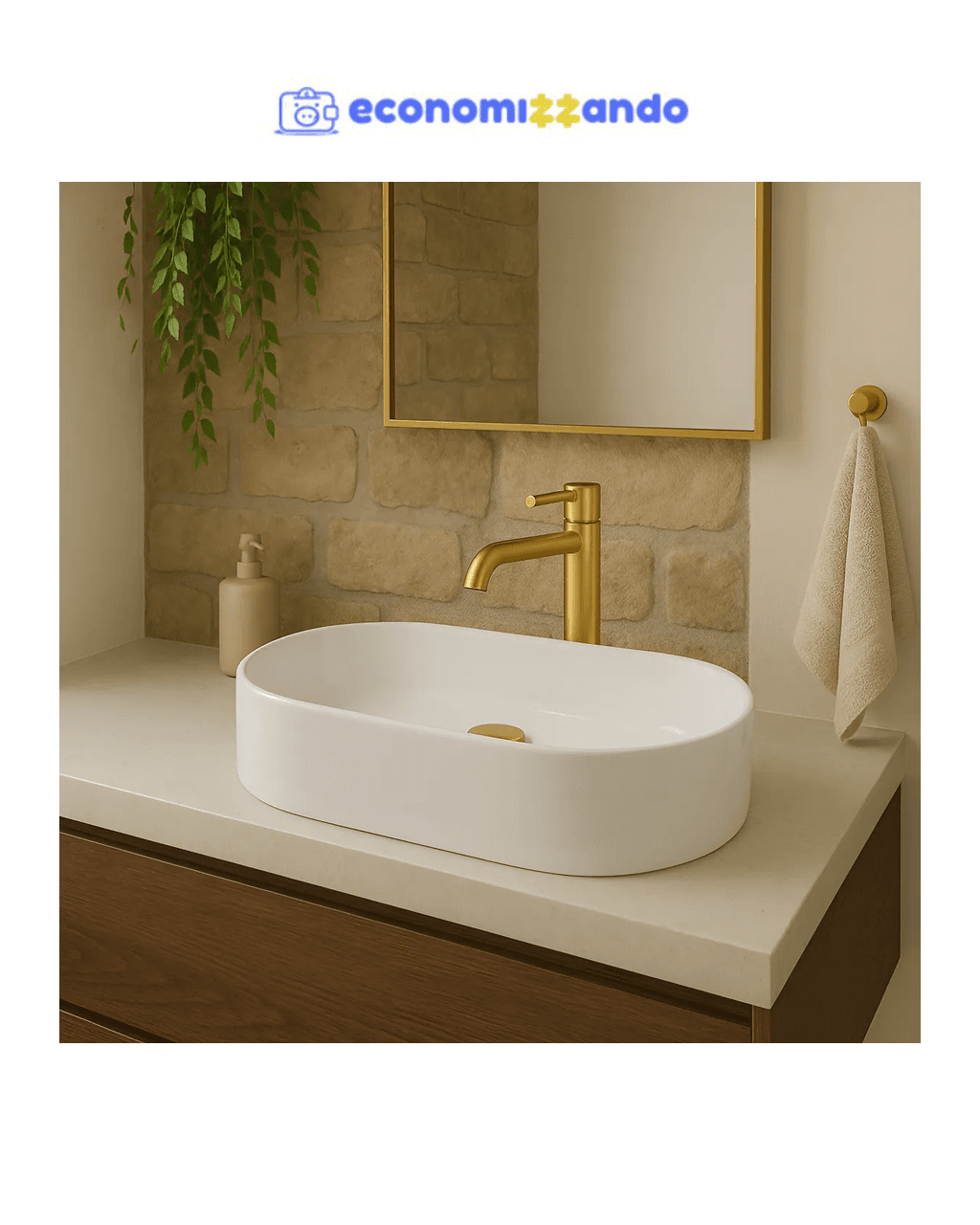 Cuba Branca Para Banheiro Lavabo Pia Apoio Sobrepor Oval 43x25 Íris - Beltempo