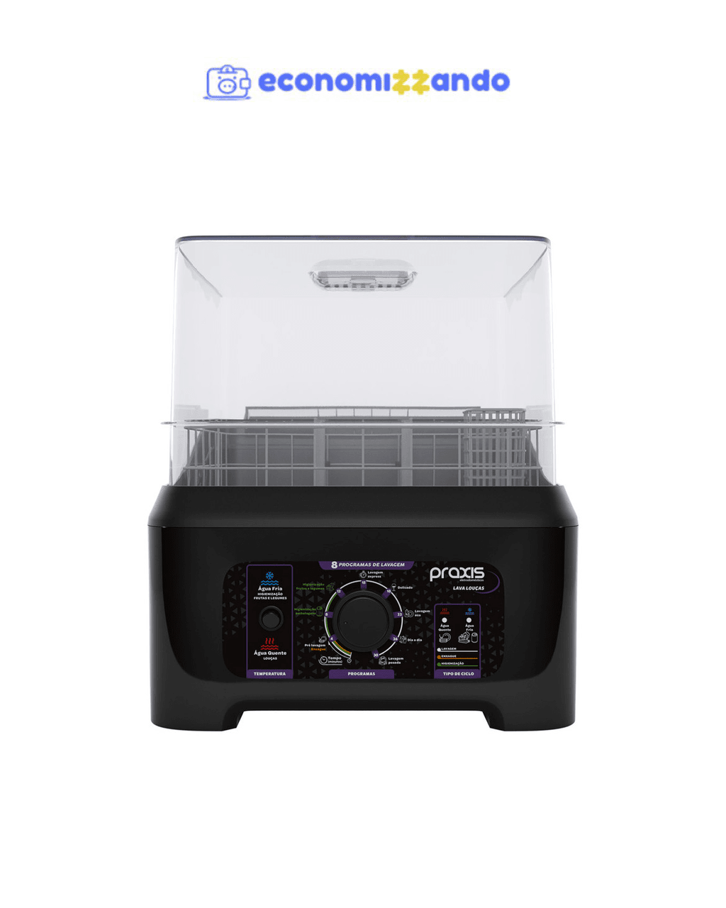 Lava Louças Portátil LLPP Semi Automática - Praxis Eletrodomésticos
