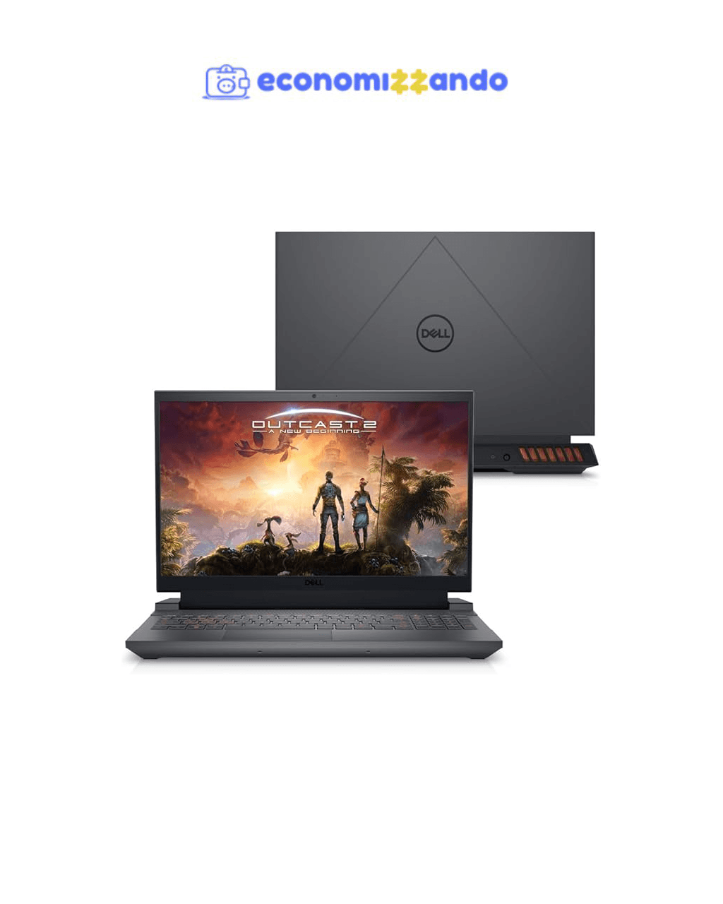 Notebook Gamer Dell G15-i1300-D35P 15.6" FHD 13ª Geração Intel Core i5 16GB 512GB SSD NVIDIA RTX 3050 Linux