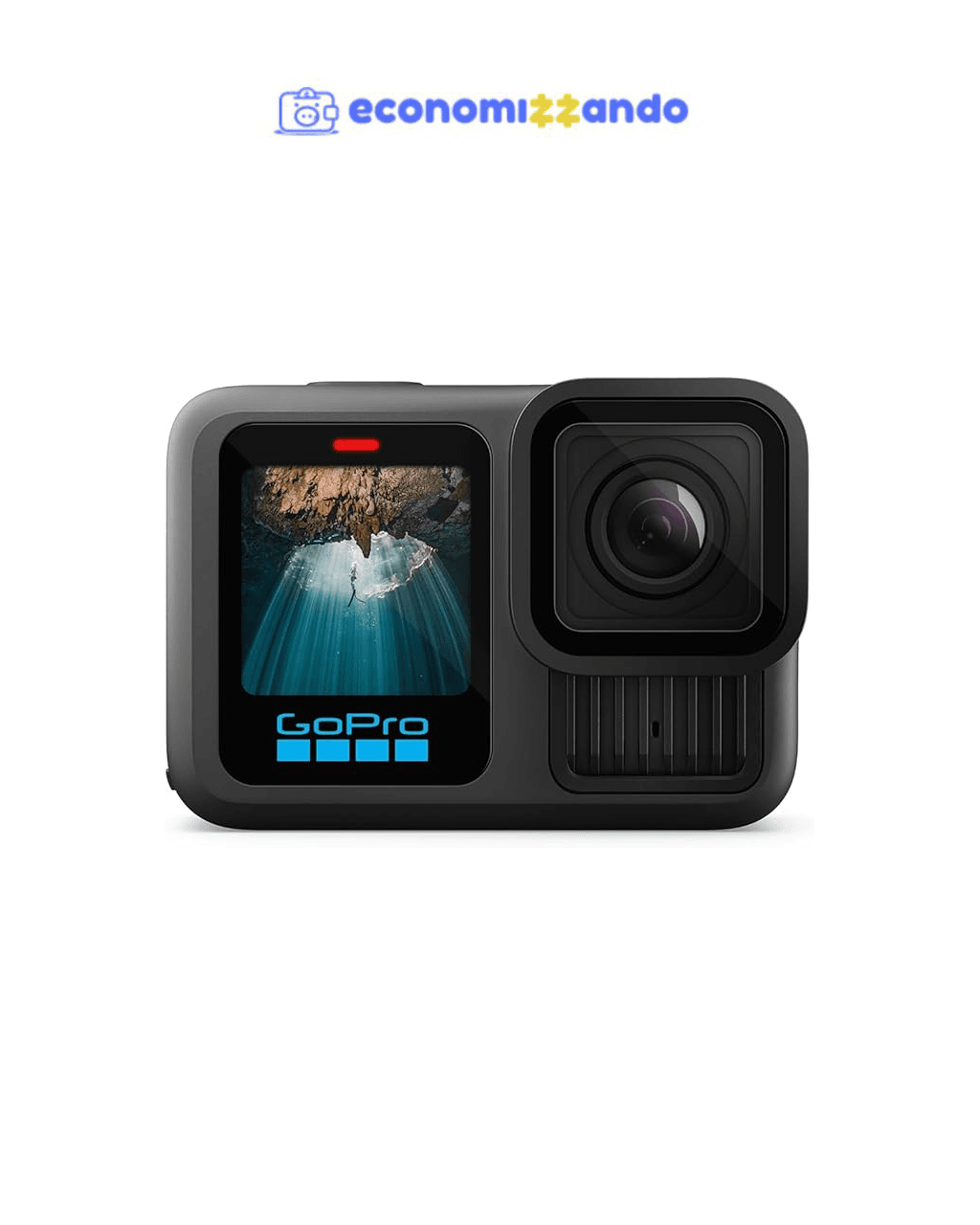 GoPro HERO13 Black - Câmera de ação à prova d'água 10m, 5.3K60, HLG HDR, 27MP, HyperSmooth 6.0, GPS, Wi-Fi 6, Detecção Automática das lentes HB-Series