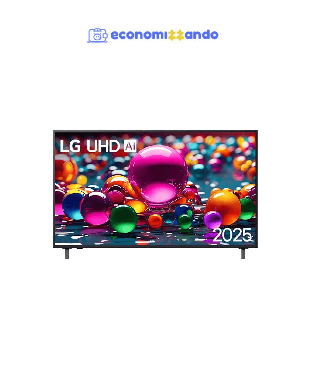 Smart TV LG AI 55" - 4K UHD α7 AI Processor 4K Gen8 webOS 25-55UA8550PSA