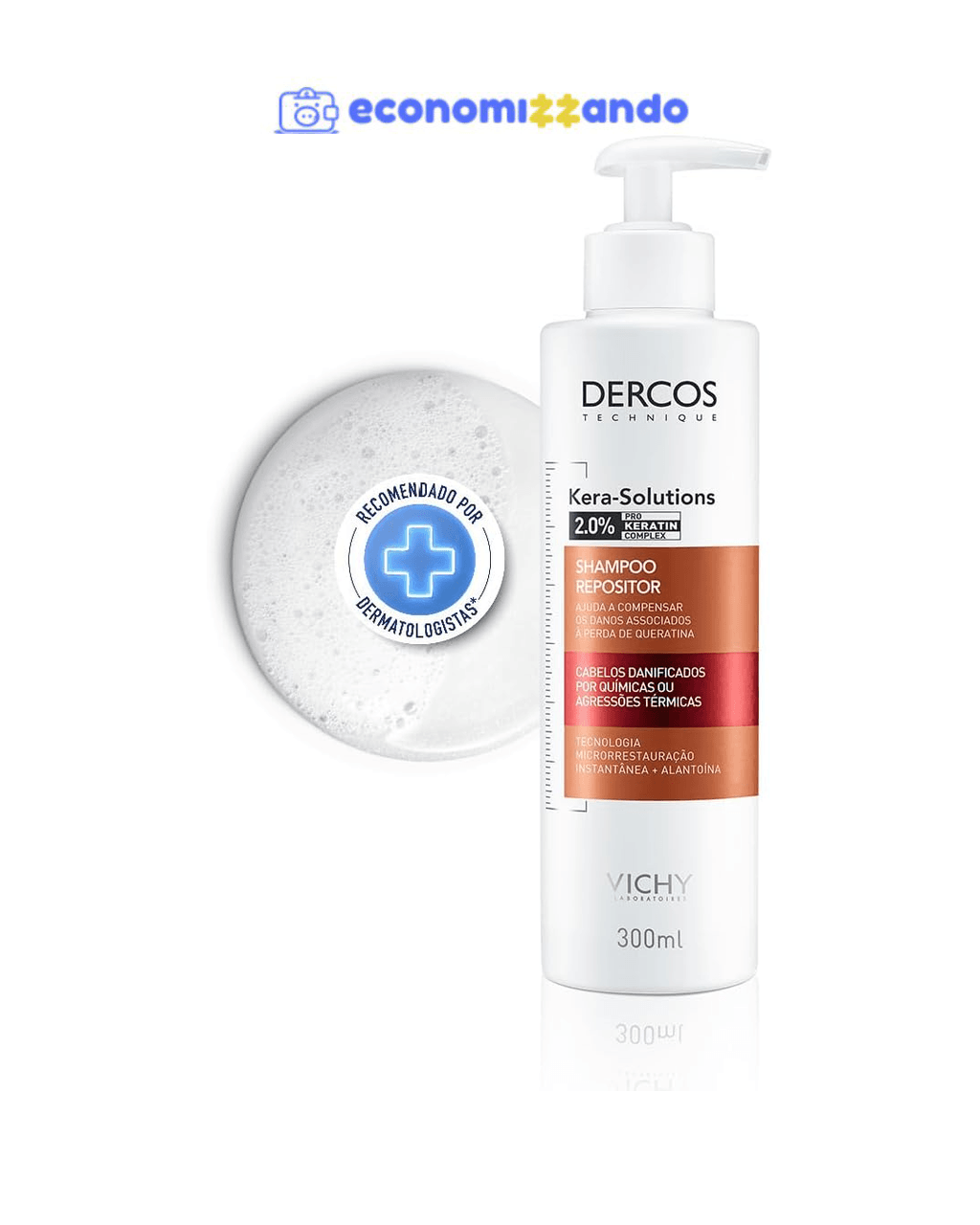 Vichy Dercos Shampoo Kera-Solutions 300ml