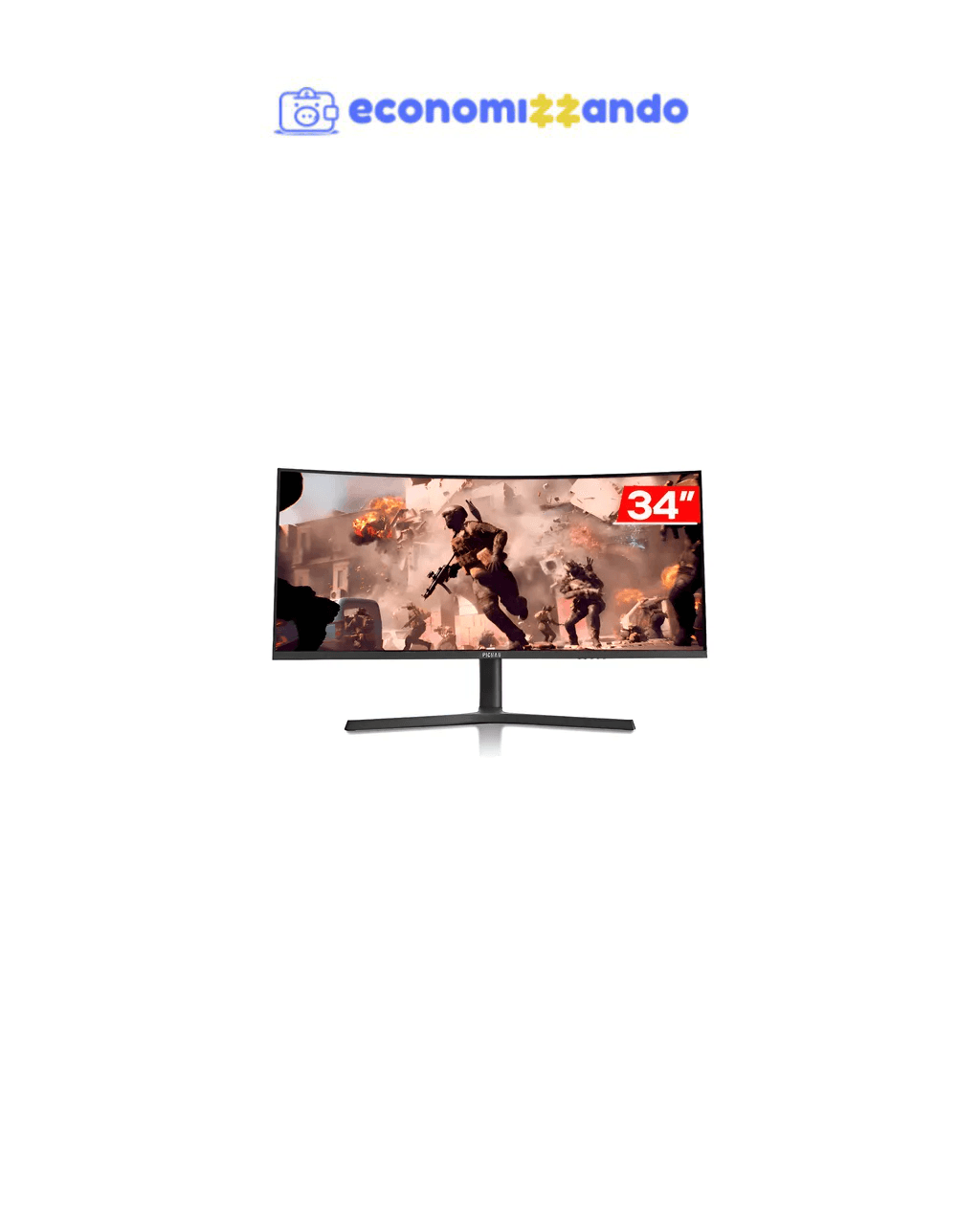 Monitor Gamer Pichau Nexus 34 Neo 34 Pol Va Ultrawide Curvo