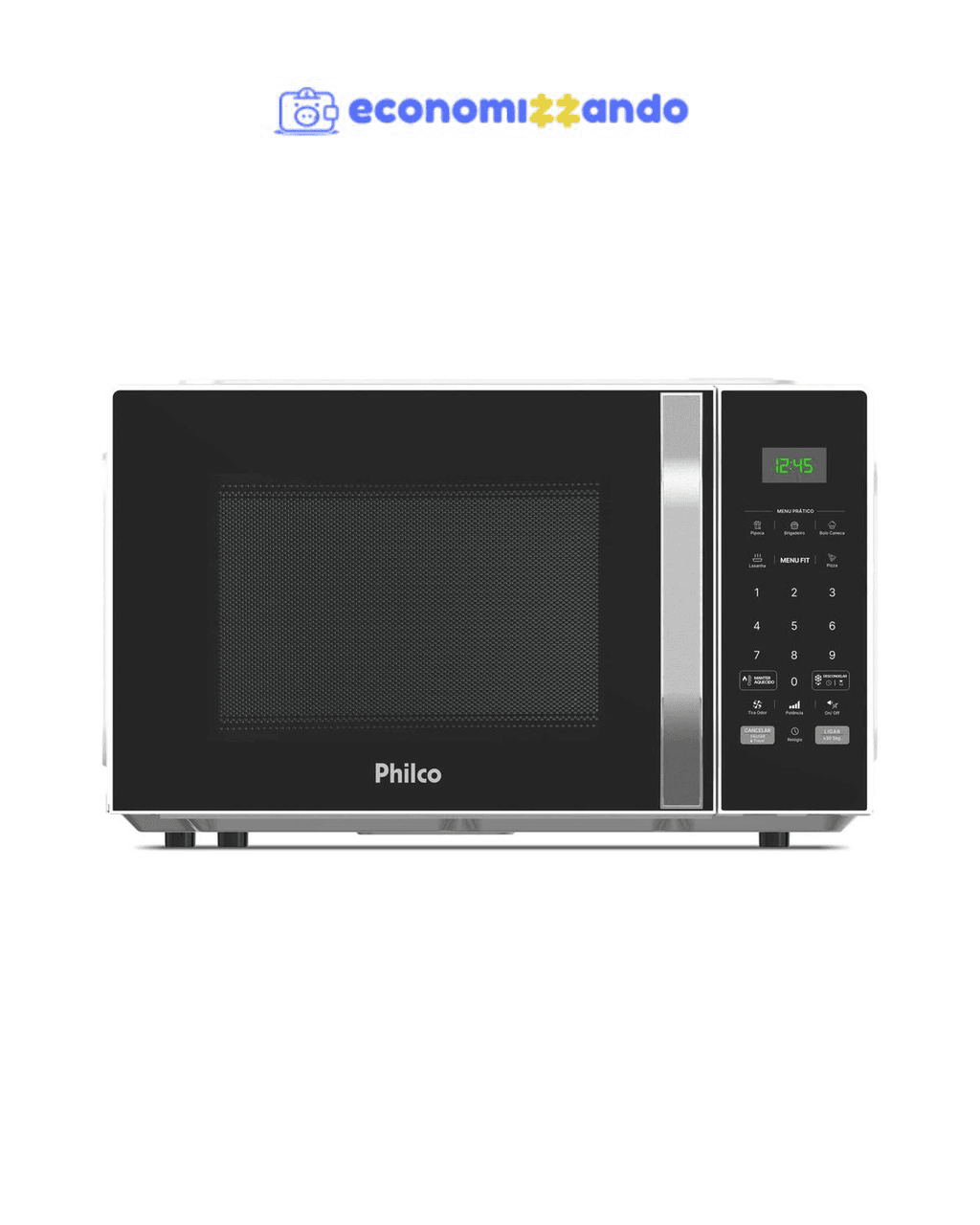 Micro-ondas 25L Philco Função Tira Odor 1100W PM27