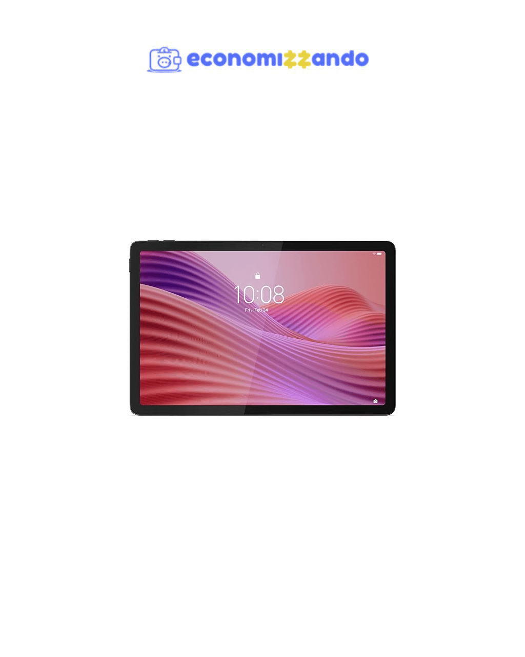 Tablet Lenovo Tab 10.1¨, Wi-Fi, 64GB, 4GB de RAM, Camera Frontal 5MP, traseira 8MP Android™ 14