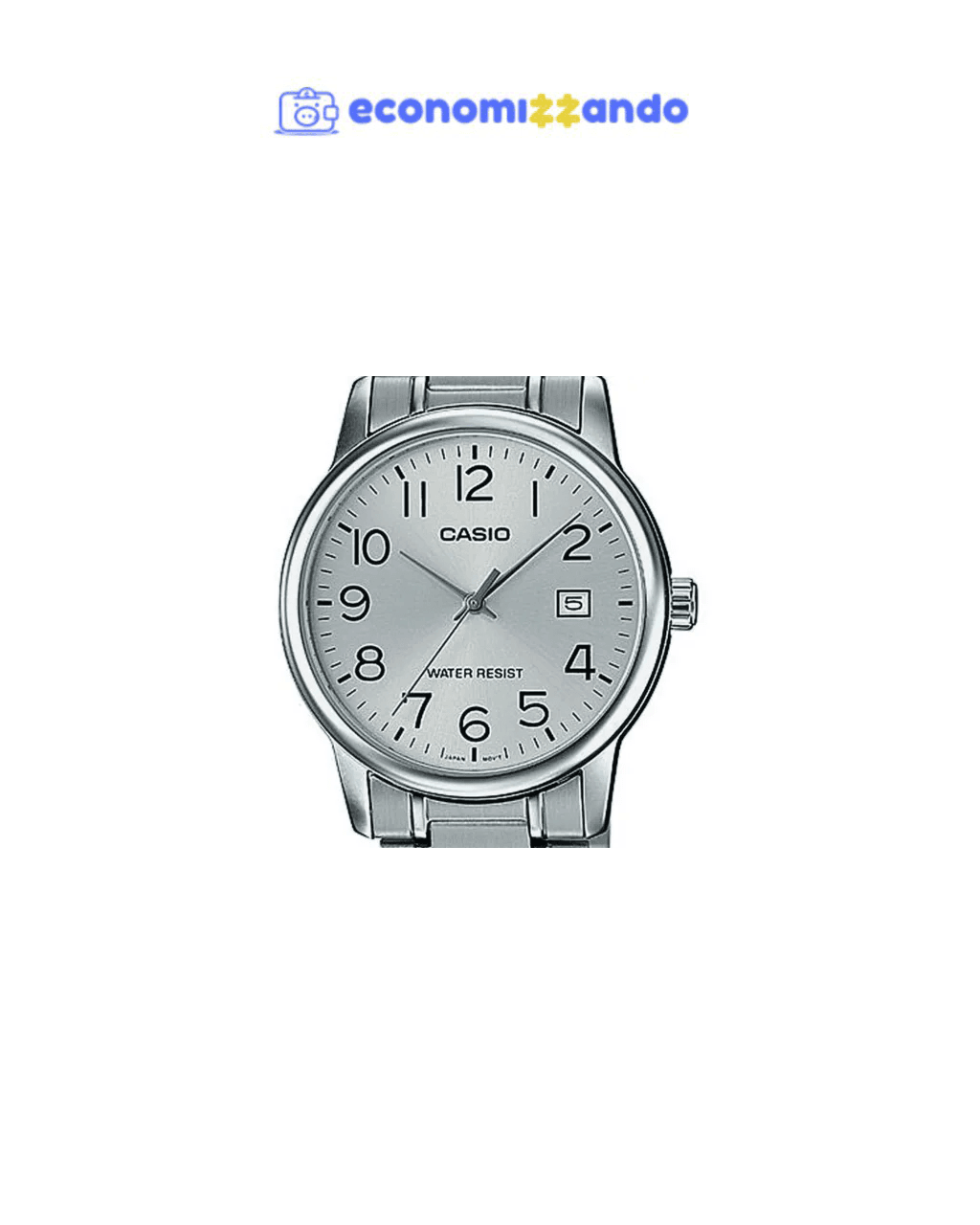 Relógio Casio Masculino Collection Prata 