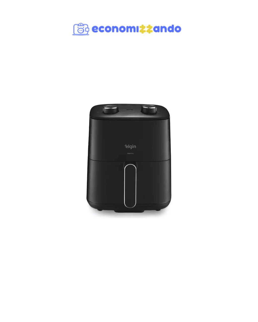 Fritadeira De Ar Petit Fry Elétrica 3.7l Preta Elgin Cor Preto - 127V