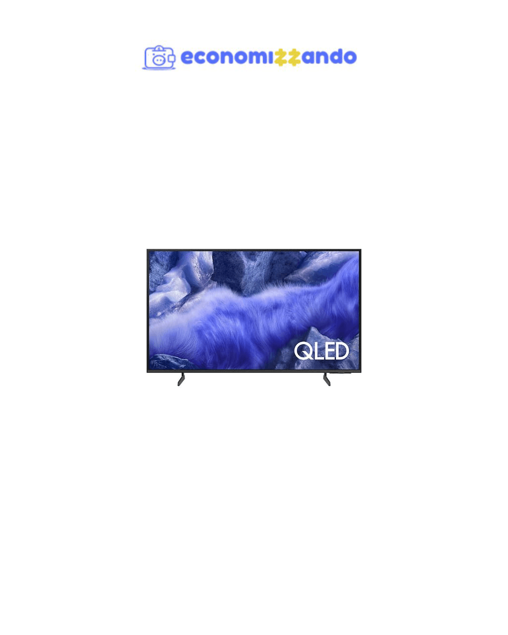 Samsung Vision AI TV 43" QLED 4K QEF1 2025, Pontos Quânticos, Processador com AI, Art Store, Alexa