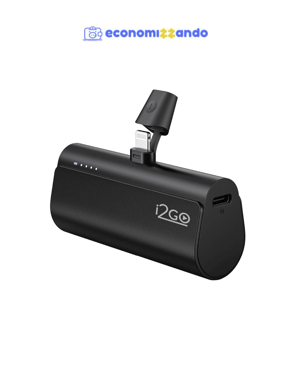 Carregador Portátil (Power Bank) i2GO Pocket 5000mAh - Modelo Lightning- Bivolt