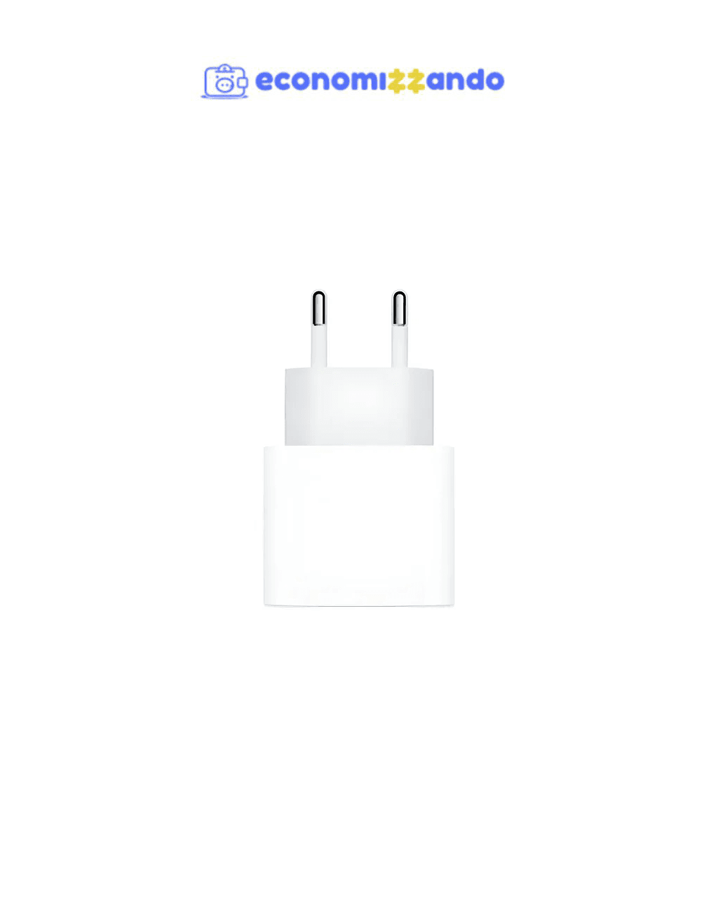 Carregador Adaptador Usb-c De 20w para iPhone Apple Branco - Distribuidor Autorizado