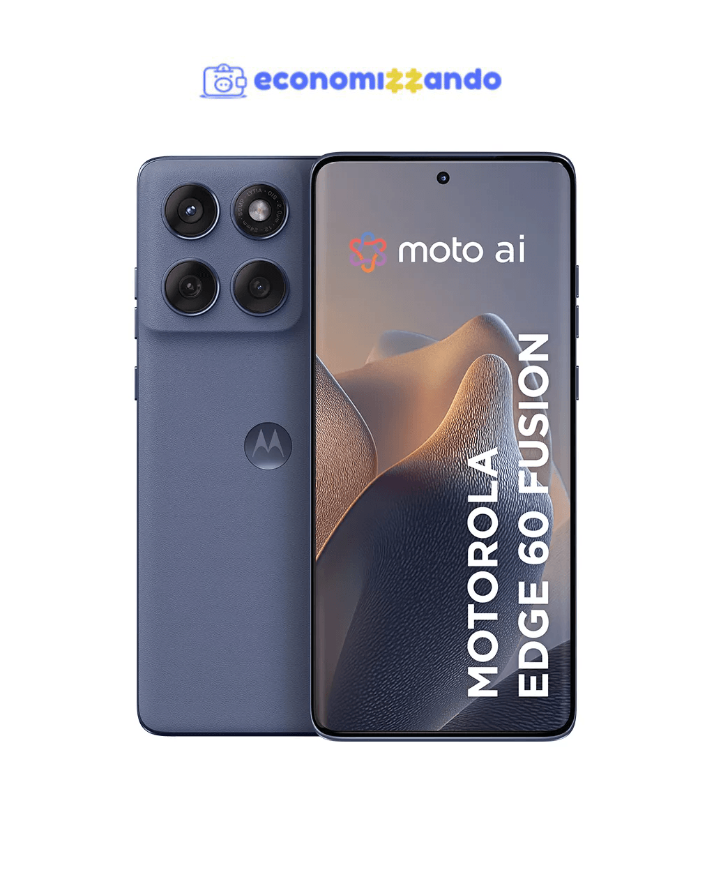 Smartphone Motorola Edge 60 Fusion 5g - 256gb 16gb (8gb Ram 8gb Ram Boost) 50mp Sony Ai Camera Ip68 Nfc - Cinza Vegan Leather