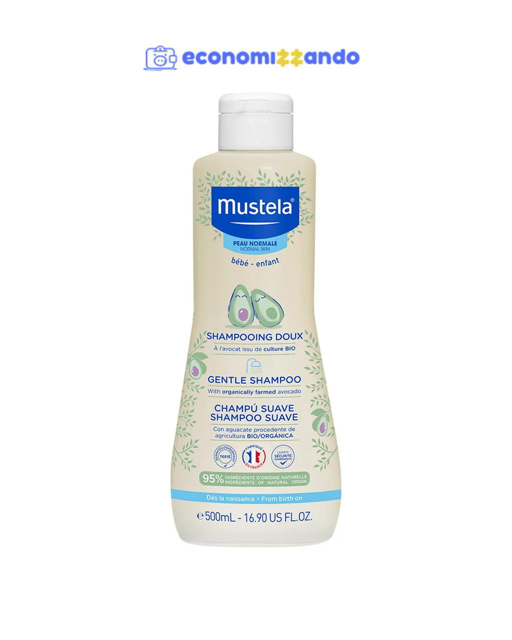 Mustela Shampoo Suave Bebê 500ml
