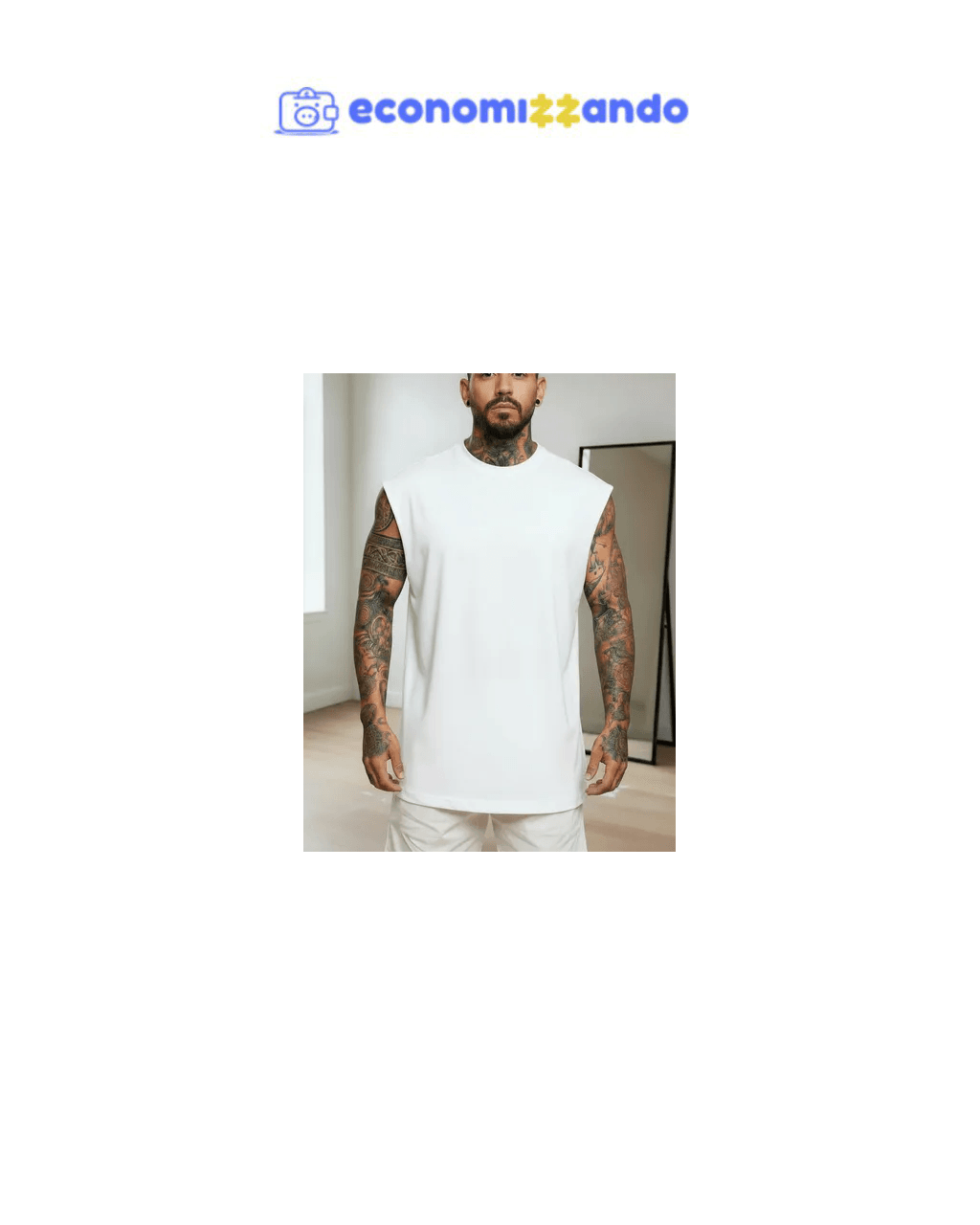 Regata Oversized Masculino Tamanho Grande Básica Lisa