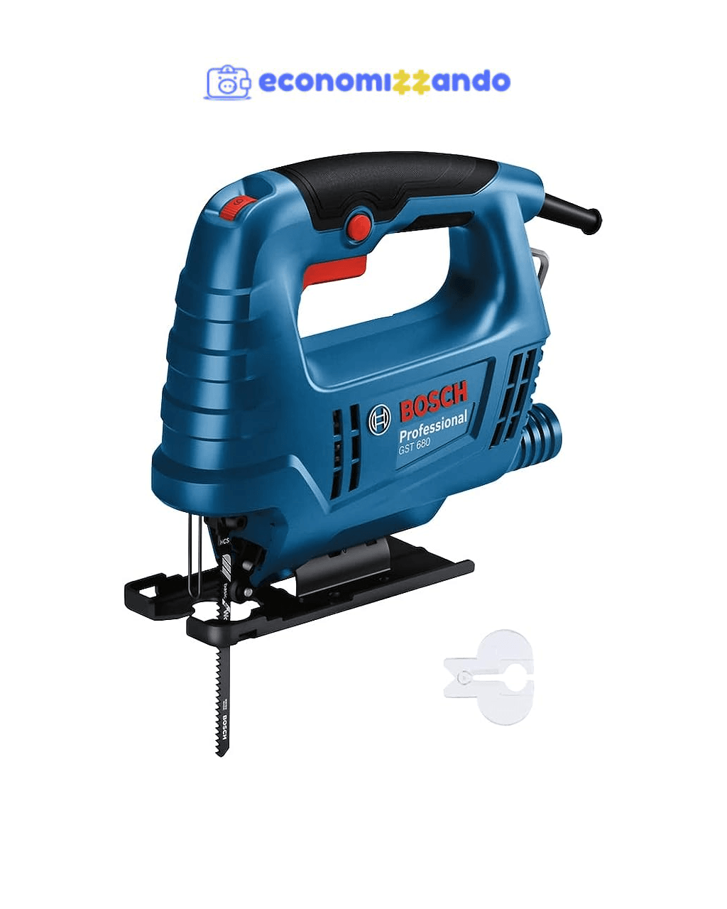 Bosch Serra tico-tico GST 680 500W 220V, 1 lâmina e protetor anti-farpas