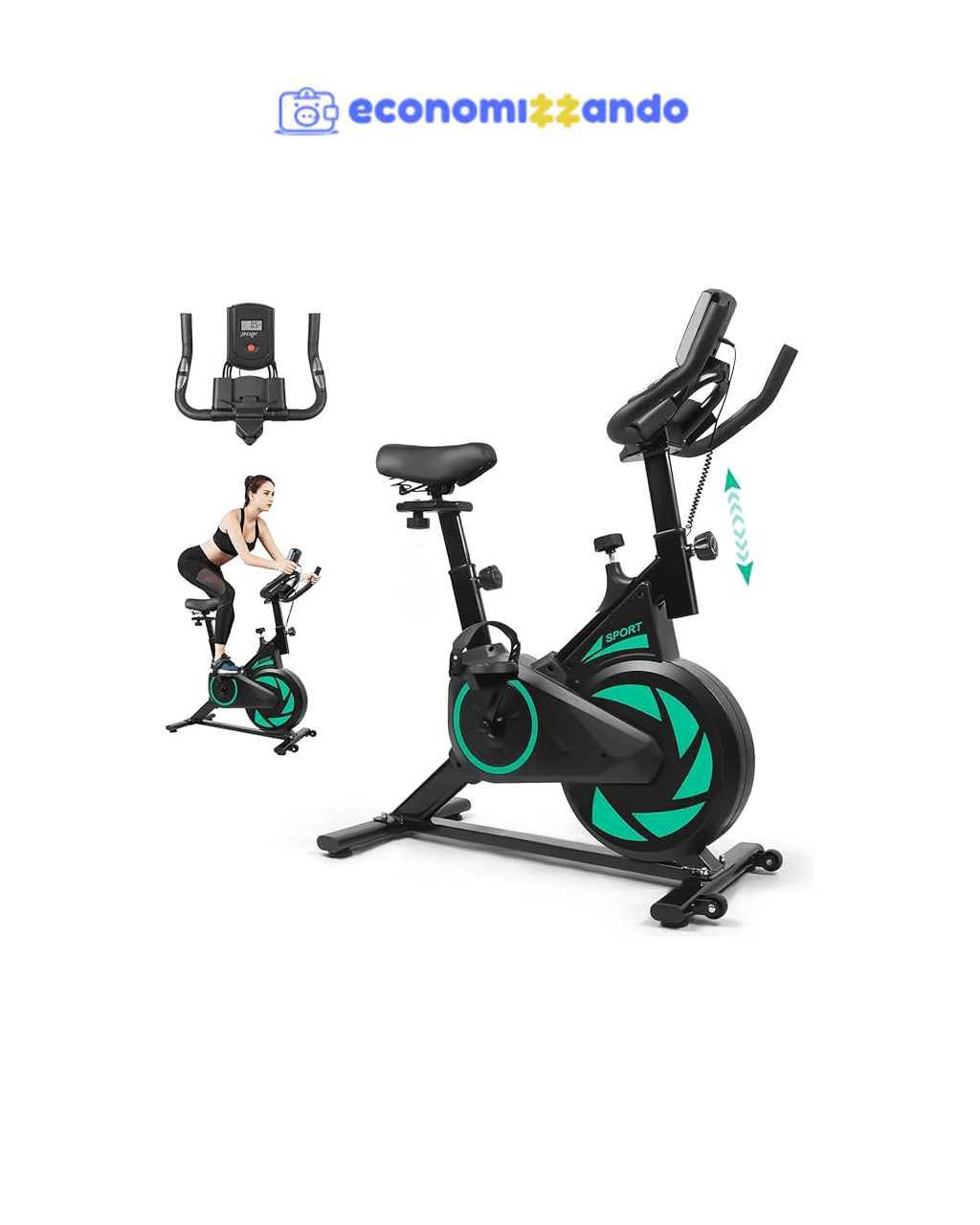Bicicleta Ergométrica Fitness Spinning