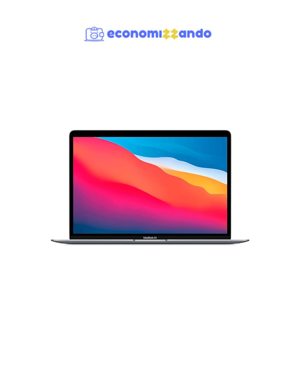 Apple notebook MacBook Air (de 13 polegadas, Processador M1 da Apple com CPU 8‑core e GPU 7‑core, 8 GB RAM, 256 GB) - Cinza espacial