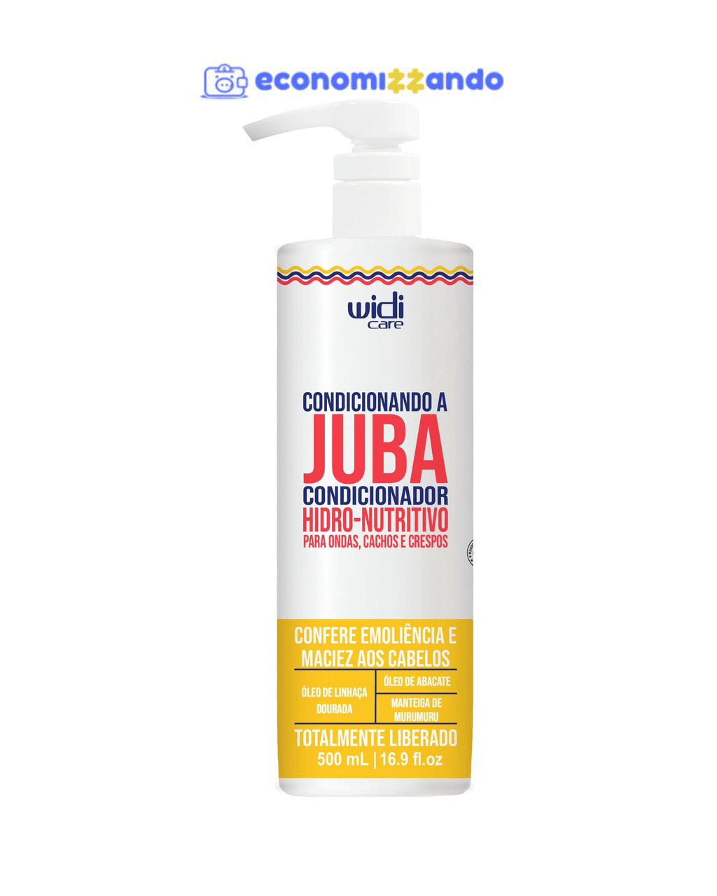 Widi Care - Condicionador Widi Care 500Ml A Juba Hidro Nutritivo
